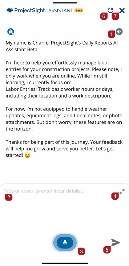 Charlie Chatbot Capabilities page