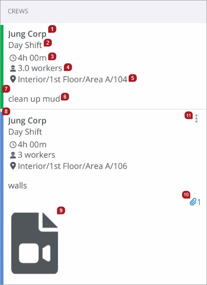 Workforce Crews Card