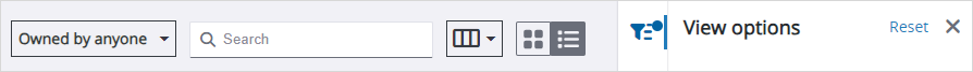 Custom view filters