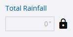 Locked Total Rainfall field