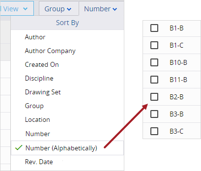 Sorting example