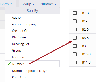 Sorting example