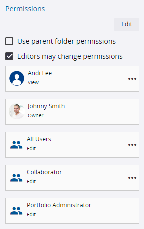 File Library permissions