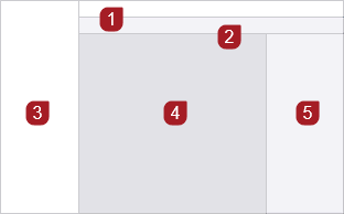 Basic layout of user interface