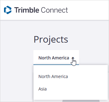 Régions Trimble Connect