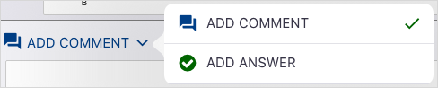 Comment type list