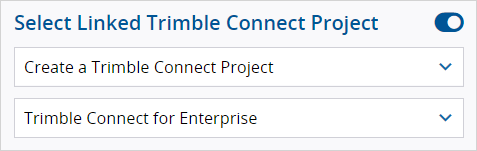 Linked Trimble Connect project