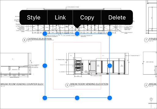 drawing annotations quick menu style tool br.