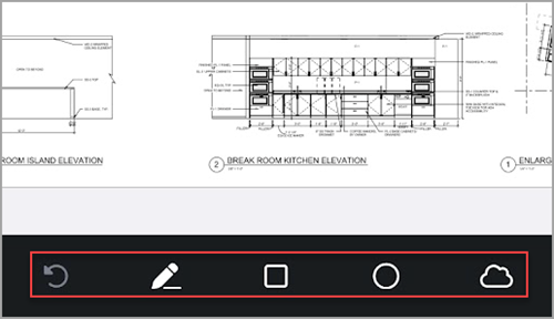 drawing annotation tool bar