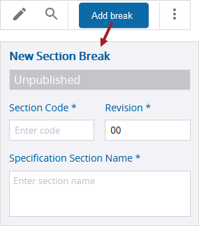 Add section breaks