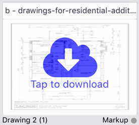 Download drawings on demand