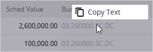 Copy text in read-only cell