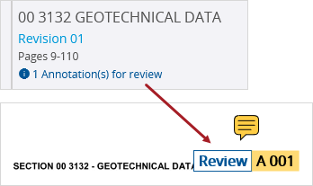 Annotations for review