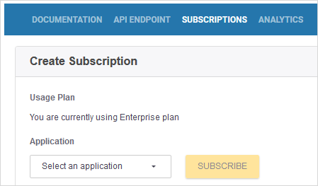 Create subscription