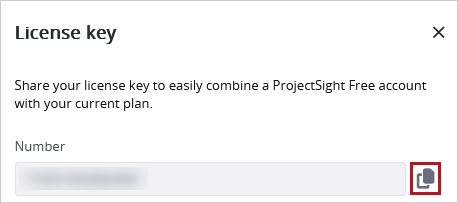 Copy license