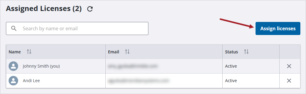 Assign button