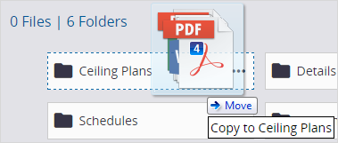 Dragging file to subfolder