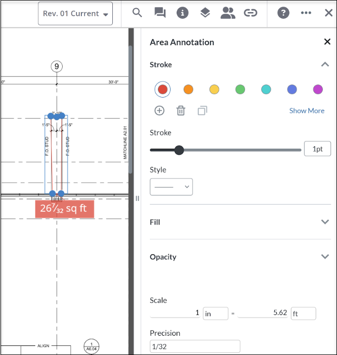 New annotation panel