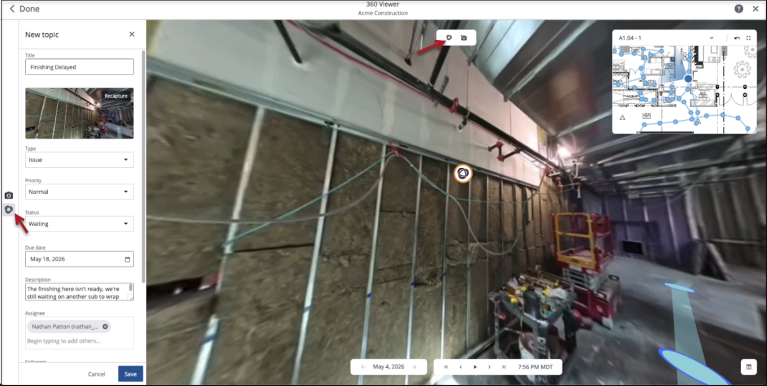 360 Viewer with BCF topics