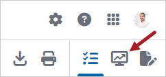 Icône de l’organisateur des widgets du tableau de bord