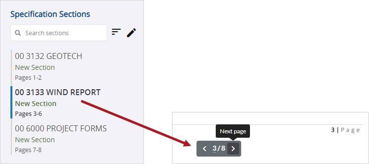 Naviguer à la première page