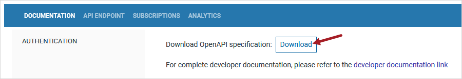 API documentatie downloaden
